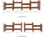 Wood Plant Stand Indoor, Low Window Plant Bench for Multiple Plants - Image 2