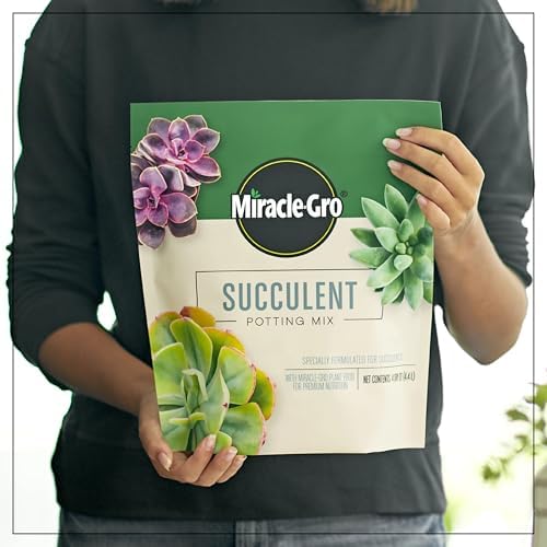 Miracle-Gro Succulent Potting Mix - Potting Soil Mix for Indoor Succulents, Aloe Vera and More, Made with Miracle-Gro Plant Food, 4 qt. (Pack of 10) - Image 3