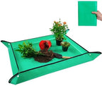 1pcs Planting Mat Gardening Potting Pad Foldable Garden Plant Flower Pot Transplanting Waterproof Mats for Indoor Plant Repotting(Yellow thickened-100x100cm) - Image 6