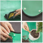 Gardening Mat PE Transplanting Waterproof Square Plants Potting Tray Washable Thicken Foldable Garden Accessories for Indoor Plant Repotting(75cmX100cm) - Image 3