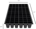 SUNPACK 21" x 11" Heavy Duty 72-Cell Square Insert Tray, Black, 2.5" (Pack of 30) - Ideal for Greenhouses or Indoor Gardening - Holds Up to 72 Different Seeds - Image 5