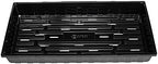 SUNPACK 10" x 20" Seed Starting Tray, Black, 2.5" (Pack of 10) - with Drainage Holes, Perfect for Greenhouses or Indoor Gardening - Ideal for Seedlings and Cuttings - Image 3