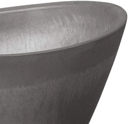 Arcadia Garden Products PSW Pot Collection YB41CT Plastic/Stone/Wood Composite Curved Planter Pot, No Drainage Hole (Drillable) - Indoor & Outdoor Plants and Gardens, Cement Gray, 16-inch (Pack of 4) - Image 4