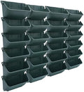 Vertical Wall Planter with 24 Pots, Wall-Mounted Hanging Garden Planter by Unknown