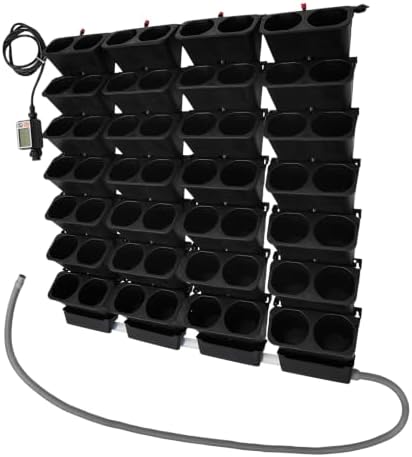 56 Pockets Living Wall Planter, Self Watering Wall Planter, Wall Mounted Planters, for Indoor Outdoor Balcony, Grow Herbs Vegetables Flowers - Image 7