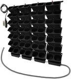 56 Pockets Living Wall Planter, Self Watering Wall Planter, Wall Mounted Planters, for Indoor Outdoor Balcony, Grow Herbs Vegetables Flowers - Image 7