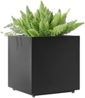 Large Cube Metal Outdoor Planter Box 20Wx20Dx21.5H by Foresland-MetalPlanter