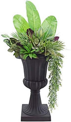 Arcadia Garden Products PL51BK-2 Deluxe Plastic Urn(Pack of 2), Black - Image 7
