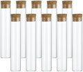 PATIKIL 25ml Test Tubes Glass Clear Flat Bottom Test Tube Containers 30Pcs by PATIKIL