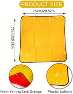 2 PCS Planting Mat Potting Pad Foldable Garden Plant Flower Pot Reusable Transplanting Waterproof Mats Home Gardening Supplies(75x75cm) - Image 2