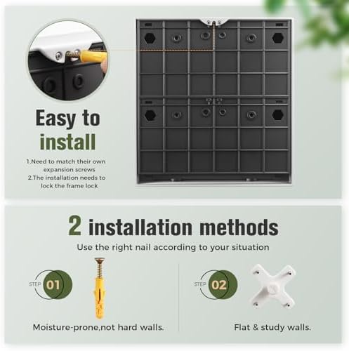 Wall Mounted Planter, Vertical Garden with 4 Grow Pots - Image 7