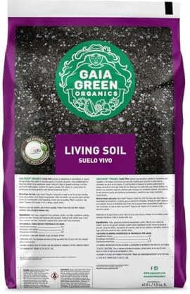 Gaia Green Organic Living Soil, 1.5 cu ft - Premium Potting Mix & Potting Soil for Indoor & Outdoor Plants, Seed Starting, Containers, Houseplants & Raised Beds - Ready to Use, Pre-Charged Organic by Unknown