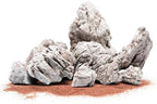 SubstrateSource Natural Aquarium Stones - Light Brown with Gray, Dimples & Craters, Decorative Aquascaping Rocks, Epiphytic Plants, Shrimp, Betta Fish Tank & Reptile Enclosure - Elephant Skin, 30 LB by SubstrateSource