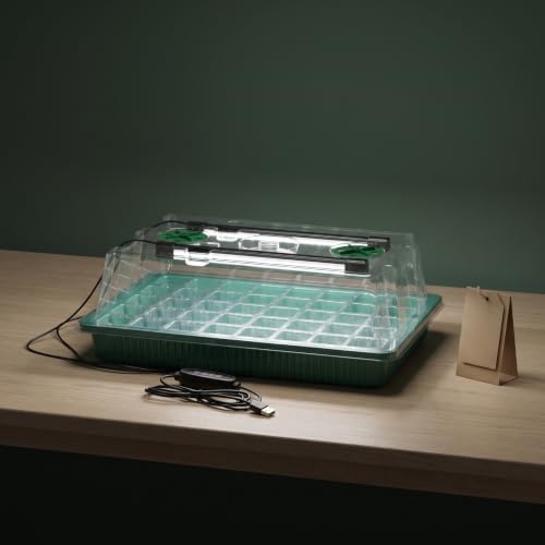 40-Cell Seed Starter Tray with Full Spectrum Grow Light - Image 4