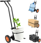 Plant Caddy with Wheels, Heavy Duty Plant Dolly Caddy Cart, 175LBS Plant Mover Cart with Adjustable Grabbing Arm, Strap, Suction Cups for Garden Courtyard Office Indoor Outdoor Pots Use, Black by ToLanbbt