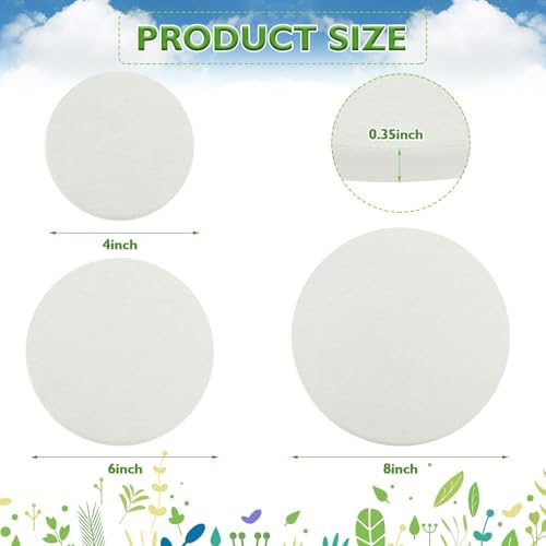 12Pack Diatomaceous Earth Coaster 4/6/8inch Diatomite Plant Saucer Stone Plant Sourcer Instant Dry Water Absorbent Diatomite Tray Water Absorbent Plant Coasters Absorbent Pad Diatomaceous Earth Mat - Image 2