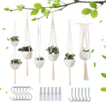 Rope Plant Hanger 6 Pieces Boho Macrame Planter Holder by Unknown