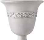 Merax 20.47" H Classic Outdoor Planter with Drainage, Antique White - Image 6