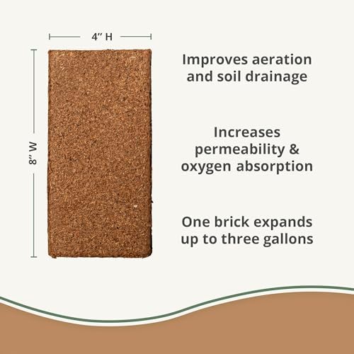 Coco Bliss 650gm Bricks (5-Pack) + Vermiculite Bliss (24 Qts) - Organic Coco Coir & Fine Vermiculite for Plants - Compressed Coco Coir Bricks - OMRI-Listed Coco Coir for Plants, Herbs, & Gardens - Image 4