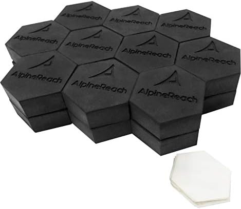 AlpineReach Extra Heavy Duty Pot Feet Risers 20 Pack Hexagons & Adhesive Pads - Protect Healthy Plants - Strong Invisible Supports Small Large Flower Planters Stability - Outdoor Lifter Toes Elevator - Image 6