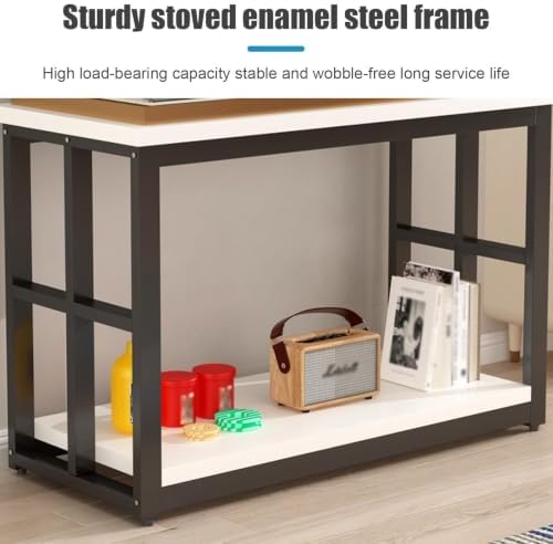 Side Table Fish Tank Stand, Terrarium Stand with Storage - Image 6