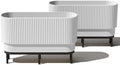 Veradek Demi Series Raised Long Planter - Wide Planter with Stand by VeradekOutdoor