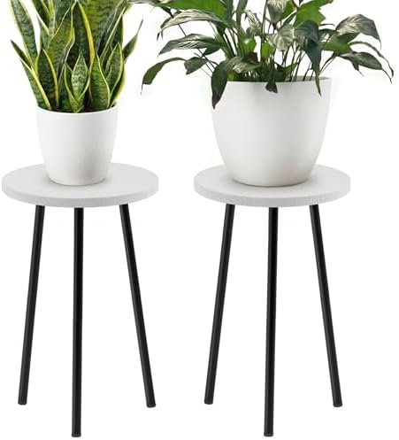Plant Stand Indoor 2 Pack: 20 Inch Tall Indoor Plant Stand -Plant Table by SAKSUNFORYOU