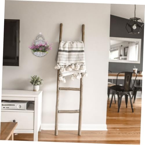 IMIKEYA Hanging Pots Indoor Wicker Planter Straw and Willow Wall Pot Wicker Basket Basket Wall s Indoor Hanging Planters - Image 6
