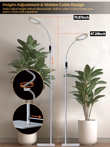 24W Smart Grow Lights for Indoor Plants, Full Spectrum LED Plant Light - Image 5