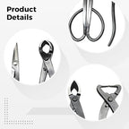 4 Pcs Bonsai Tool Kit, Carbon Steel Black Coated Gardening Tool Set, 7.7-8.3 In Tools, Includes Cutter, Root Cutter, Scissors, For Beginners - Image 5