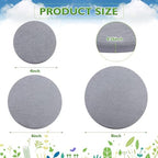 12Pcs Diatomaceous Earth Coaster 4/6/8inch Diatomite Plant Saucer Stone Plant Sourcer Instant Dry Water Absorbent Diatomite Tray Water Absorbent Plant Coasters Diatomaceous Earth Mat Absorbent Pad - Image 2