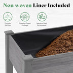 AMERLIFE Raised Garden Bed, 48x30x24 Inches Elevated Wood Planter Box - Image 2