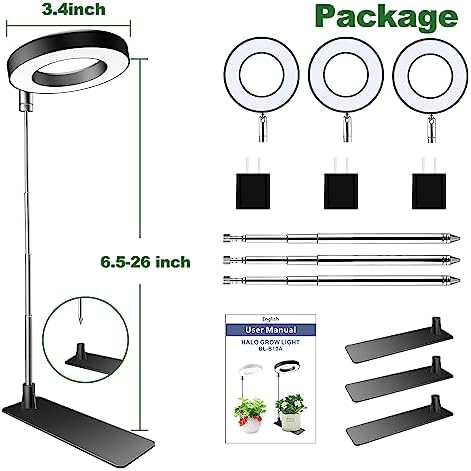 Aokrean Grow Lights for Indoor Plants, Full Spectrum Plant Light with Base - Image 6