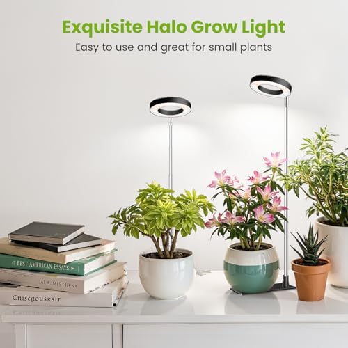 Kullsinss 3.5in Halo Plant Lights for Indoor Growing, 48 LEDs Full Spectrum - Image 2
