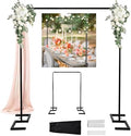 8.2FT Balloon Arch Stand, 8.2FT Square Heavy Duty Backdrop Adjustable Frame by DEVISEFUN
