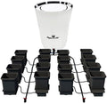 AutoPot 16 Pot System with 3.9 Gallon Plastic Pots and 60 Gallon PRO FlexiTank - Self-Watering, Gravity-Fed Hydroponic System by AutoPot
