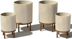 Veradek Demi Series Raised Duo Planters - Set of 2 Planters with Stands by VeradekOutdoor