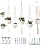 Macrame Plant Hanger - Indoor Macrame Plant Basket Holder | Decorative Planter Hanger | for Outdoor Garden Home Apartment Nursery Living Room Balcony by Unknown