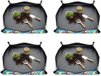 1-8PCS 50cm Planting Mat Oxford Cloth Foldable Waterproof Gardening Potting Pad Flower Pots Pulp Seedling Cup for Indoor Plant Repotting(Black-4PCS) by Unknown