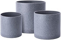 D'vine Dev 3-Pack Plastic Pots, 6.5/8/10 in, Speckled Gray, 74-V-G-4 by DvineDevPlanterPotsandStand