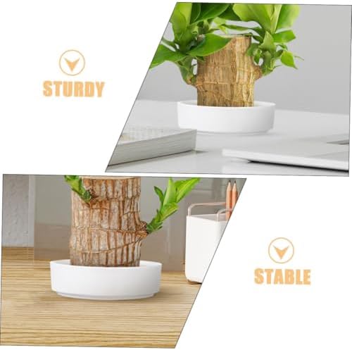 UPKOCH 6pcs Heavy Duty Ceramic Plant Saucers for Indoor and Outdoor Use Drip Trays for Flower Pots Water Trays for Potted Plants Stylish Base for Home and Garden - Image 6