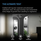 AC Infinity CLOUDLAB 632D, 2-in-1 Advance Grow Tent 3x2 Thickest Pole Mylar - Image 3