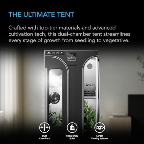 AC Infinity CLOUDLAB 632D, 2-in-1 Advance Grow Tent 3x2 Thickest Pole Mylar - Image 3