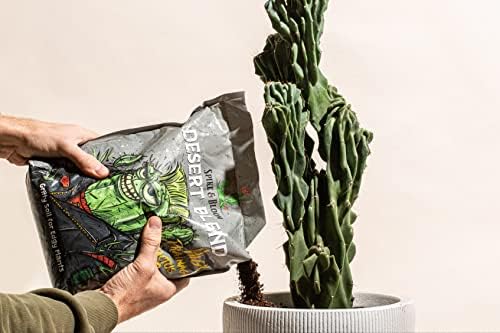 High Drainage Cactus Soil Potting Mix with Mycorrhizal Fungi - 8 Pounds / 4 Quarts of Soil for Succulents and Cactus - Slightly Acidic, Gritty Soil for Healthy Indoor Plants - Spike & Bloom - Image 5