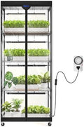 Barrina LP750 Indoor Greenhouse with Grow Light, 5 Tier Stand with Tent by Barrina