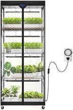Barrina LP750 Indoor Greenhouse with Grow Light, 5 Tier Stand with Tent by Barrina