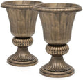 Magshion 20" Urn Planters for Outdoor Plants, Set of 2, Antique Brass by Magshion