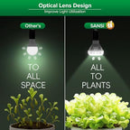 SANSI Dimmable Grow Light Bulb Full Spectrum, High PPFD 30W Grow Bulb - Image 4
