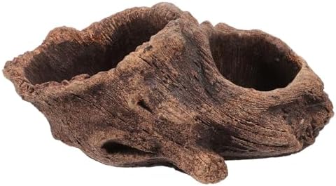 Hemoton Imitation Tree Stump Planter Vintage Cement Pot for Plants by HEMOTON