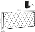 MyGift Wall Mounted Metal Garden Trellis for Climbing Plants, Set of 2 - Image 6